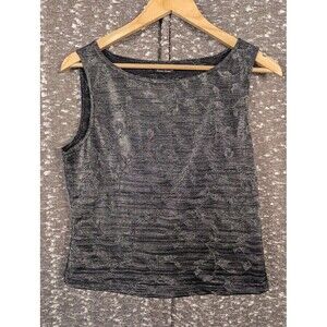 Vintage Front Street Metallic Thread Shimmer Tank‎ Top Women's Medium
